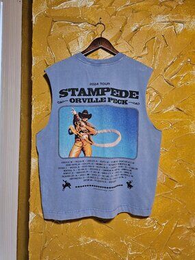 NEW Abercrombie A&F Orville Peck 2024 Tour Stampede Tank Top Size Large